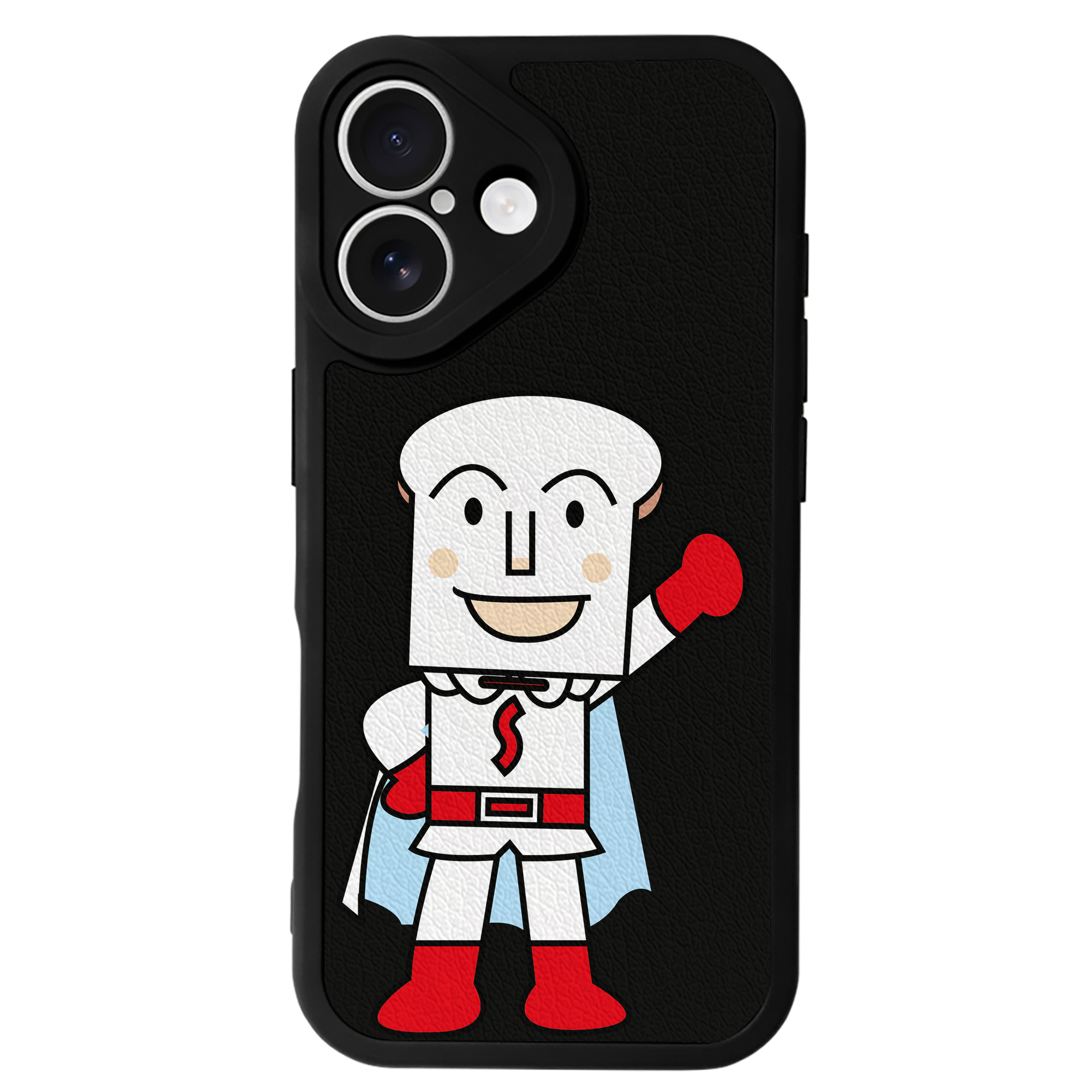 （画像用） アンパンマン Anpanman 【iPhone 16シリーズ対応】シリコンスマホケース（レザー調） 材質：シリコン